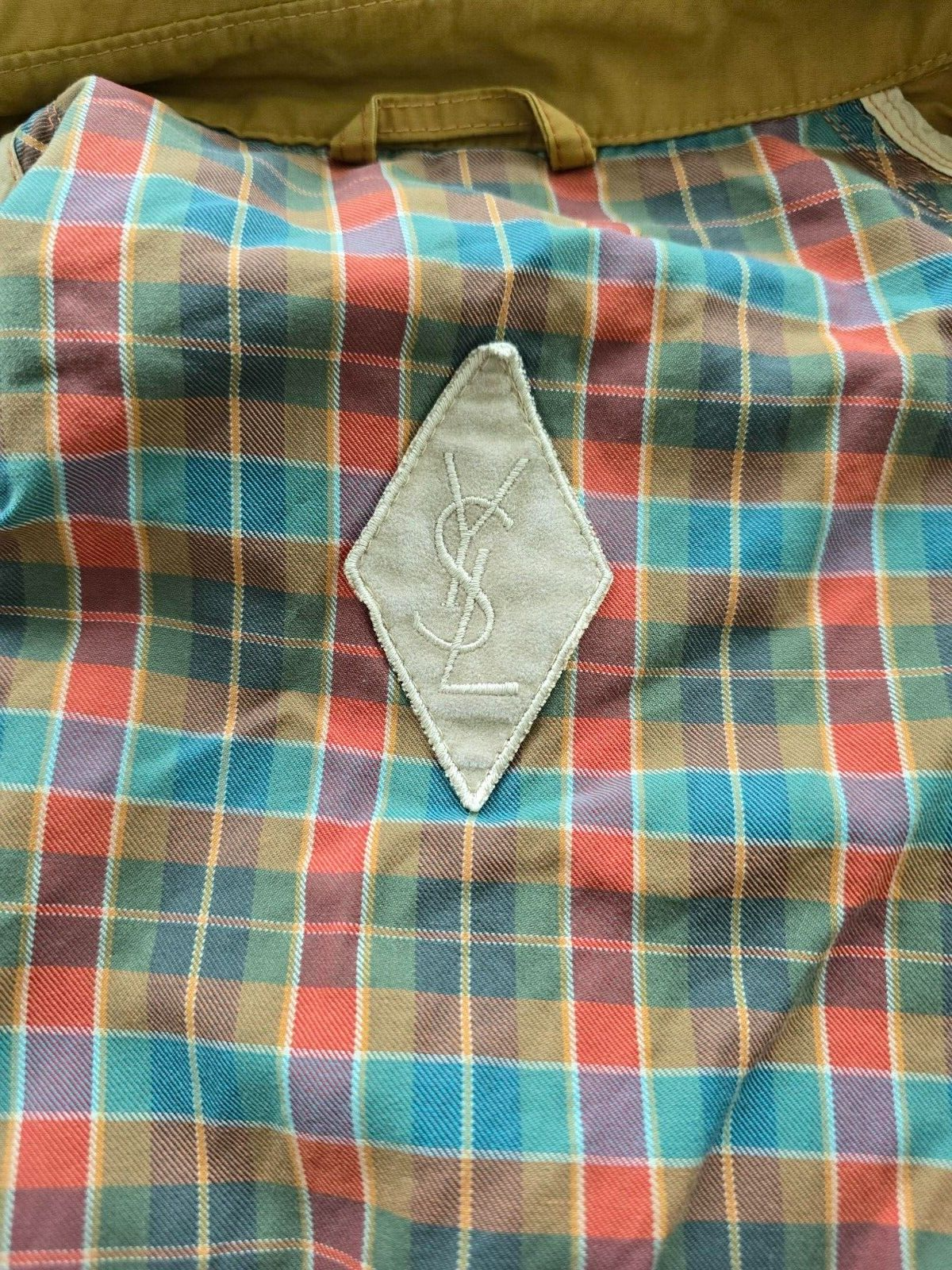 ABBIGLIAMENTO LUSSO FIRMATO GIACCA GIACCONE FIRMA YVES SAINT LAURENT taglia 54