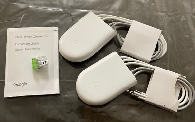 Lot of 2 Google Nest POWER CONNECTOR. C-Wire Substitute For Nest Thermostats  