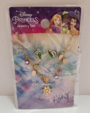Disney Princess Rapunzel Jewelry Earrings Necklace Halloween Costume Cosplay New