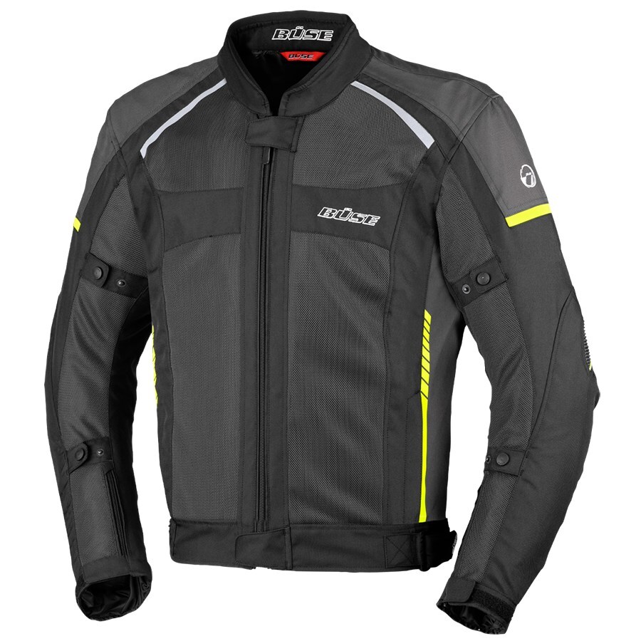 Men's Motorcycle Jacket XXL - Büse Santerno Textile Jacket With Protectors Black