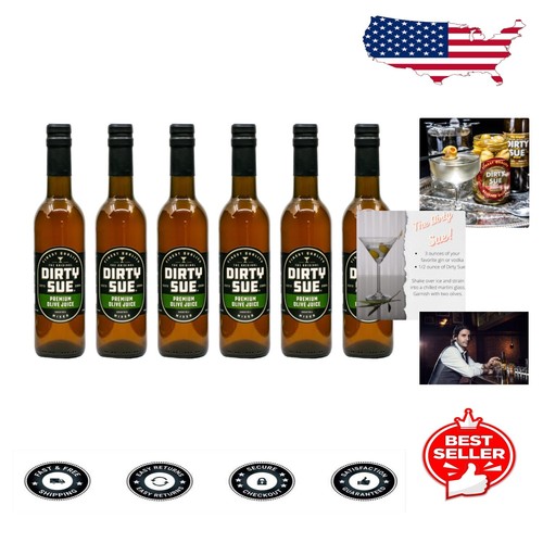 375 mL Premium Olive Juice Martini Mix - Essential for Every Home Bartender