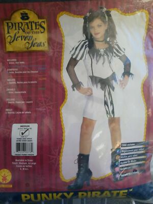 PUNKY PIRATE COSTUME RUBIES CHILD 50% OFF FINAL SALE !!