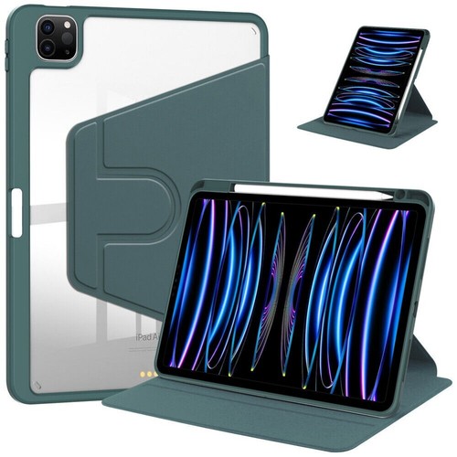 Custodia Smart Cover per iPad 10/9/8/7/6/5a Generazione Air Pro 11 13 Mini 7 Supporto Rotante - Foto 37 di 61
