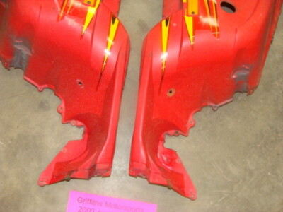 2003 ARCTIC CAT FIRECAT F5 f6 f7 right left red side cover belly