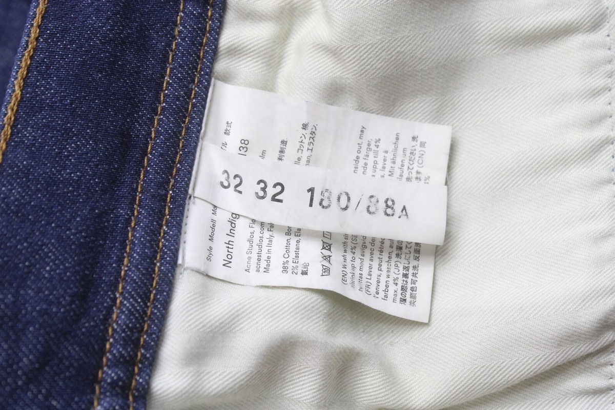 acnestudios blå konst インディゴシャツ Acne Studios - acne studios アクネストゥディオズ インディゴ
