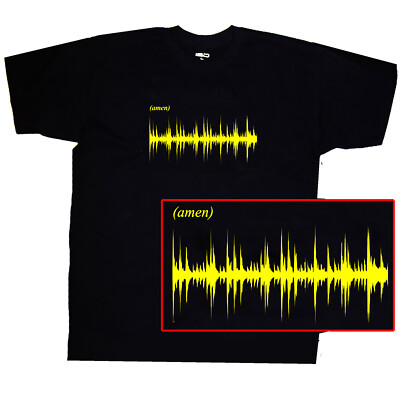 Amen Break Drum And Bass Loop Sample T-Shirt Yellow Choose Size