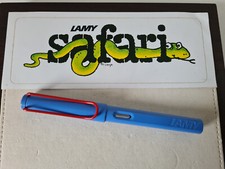 Lamy Safari F&uuml;llhalter "M" french blue 2006 limited Edition roter Clip Vintage