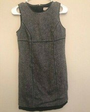 Michael Kors Medium Grey/Black Size 6 Knee Length Women’s  Dress