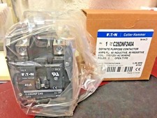 EATON, DEFINITE PURPOSE CONTACTOR, 40 AMPS., 115V COIL, 2-POLE, C25DNF240a  