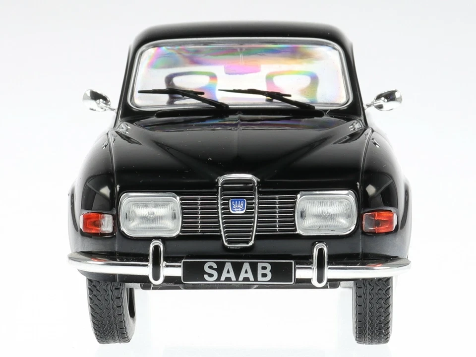 Saab 96 1970 black diecast modelcar 124051 Whitebox 1:24 - Image 3 of 4