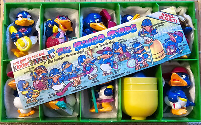 Bingo Birds  1996 - Komplettsatz 10 Figuren mit BPZ im Setzkasten