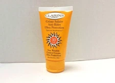 Sun Wrinkle Control Cream By Clarins Lot L Ultra Protection For Face SPF 30 NNB