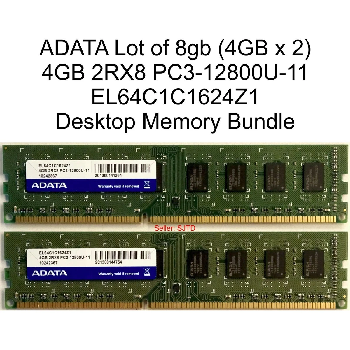 ADATA DIMM DDR3 SDRAM Computer Memory (RAM) for sale | eBay
