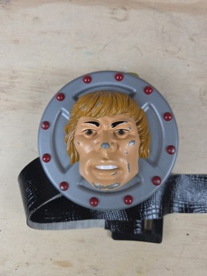 He Man Voice Action Talking Belt  1985 Pull String  Old School Toy