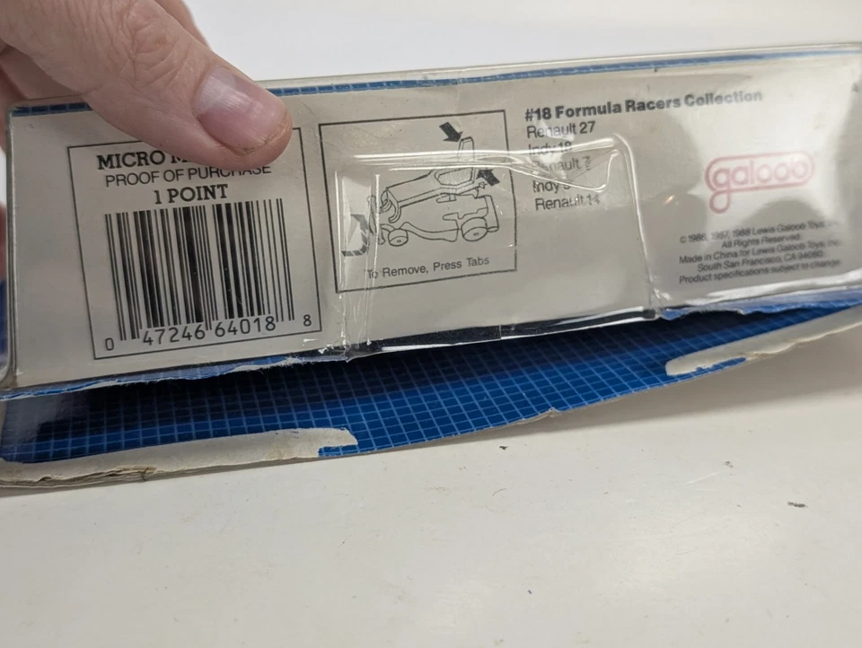 Galoob Micro Machines - #18 Formula Racers  Collection (Red Label)  Ultra Fast - Image 3 of 4