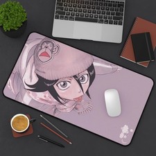 Anime Bleach Rukia Desk Mat, Mouse Pad, Gamers Gift, Anime Fan, Lofi,Accessories