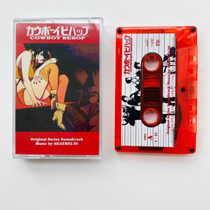 Cowboy Bebop Soundtrack Cassette Tape Red Limited Edition Box