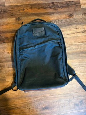 Goruck GR1 Heritage 21L Backpack Black Waxed Canvas Leather Bottom Made In USA