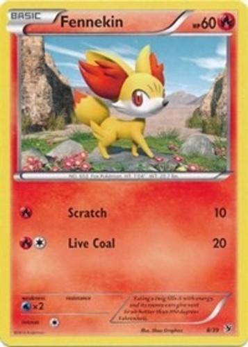 Fennekin 8/39 Kalos Starter Set