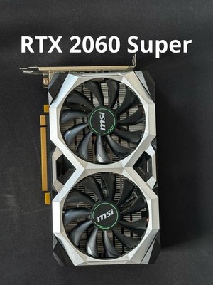 MSI RTX 2060 Super Ventus XS OC 8PIN 3xDP HDMI Gaming GPU Used