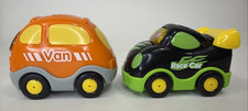 VTech Go Go Smart Wheels Lot of 2 Hot Rod, Van TESTED