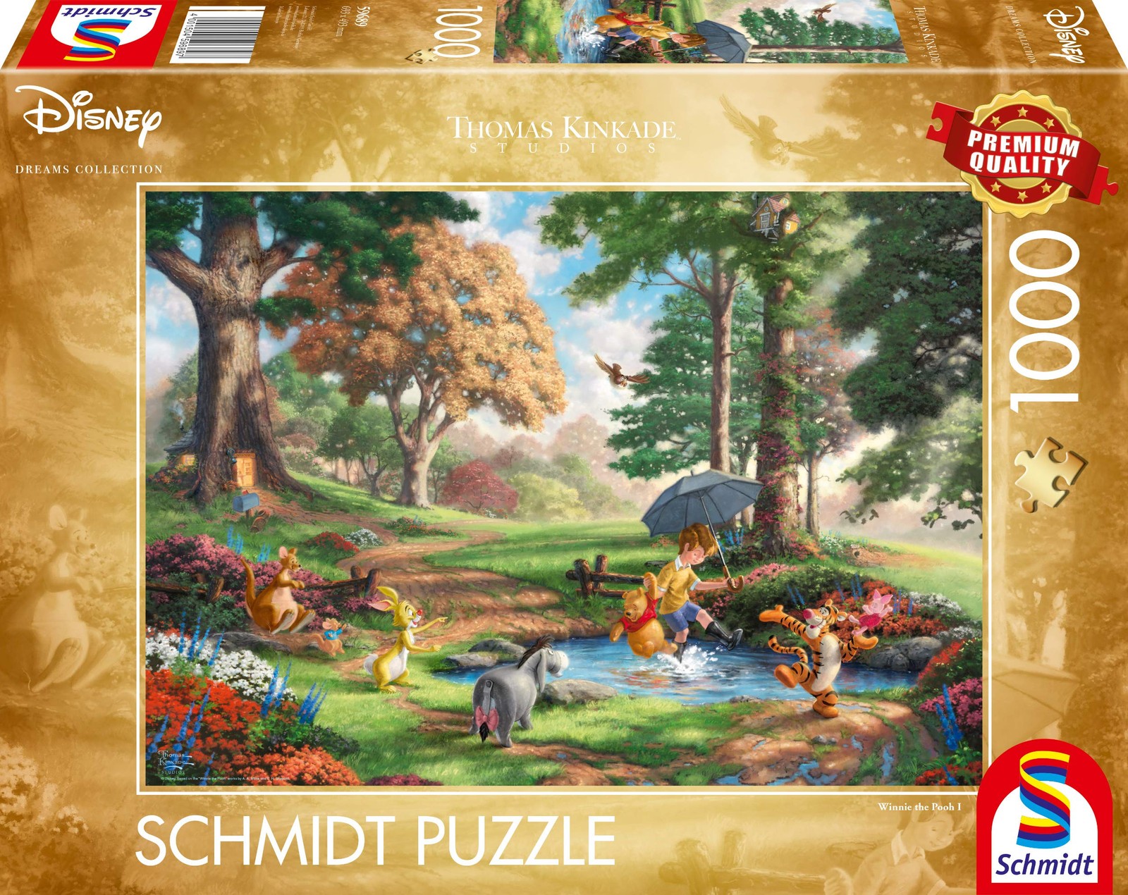 Schmidt Spiele 59689 Thomas Kinkade Disney Winnie The Pooh 1000 Teile Puzzle 6090₽