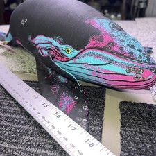 Vintage Plush humpback whale 1992 Determined Productions Applause Wildlife