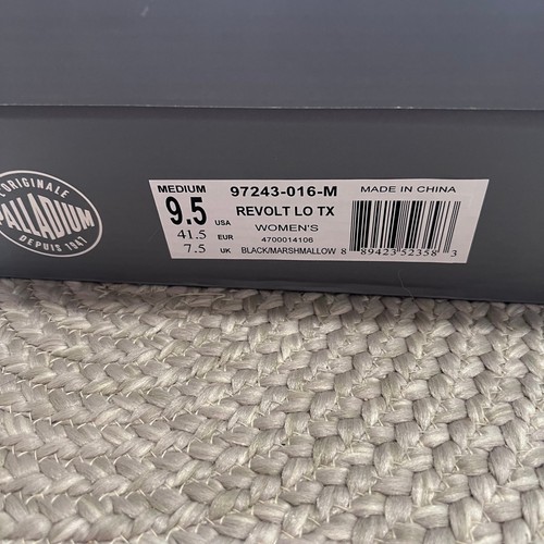 Palladium REVOLT LOW TX Sz Womens 9.5 - Picture 6 of 6