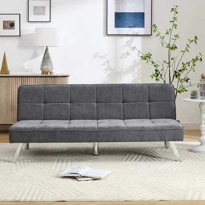 LIFELOOK 3 Seater Sofa Bed Couch 3 IN 1 Convertible Sofas Recliner Sleeper Bed Sofabed