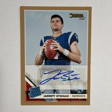 2019 Panini Donruss Rated Rookie Jarrett Stidham Bronze Auto