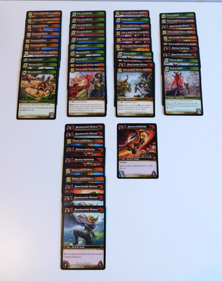 World of Warcraft TCG Fields of Honour Singles x51 Common Karten - einige Duplikate