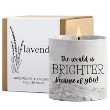 Friendship Lavender Candle - Thank You Gift for Women, Moms, Best Friends  T...