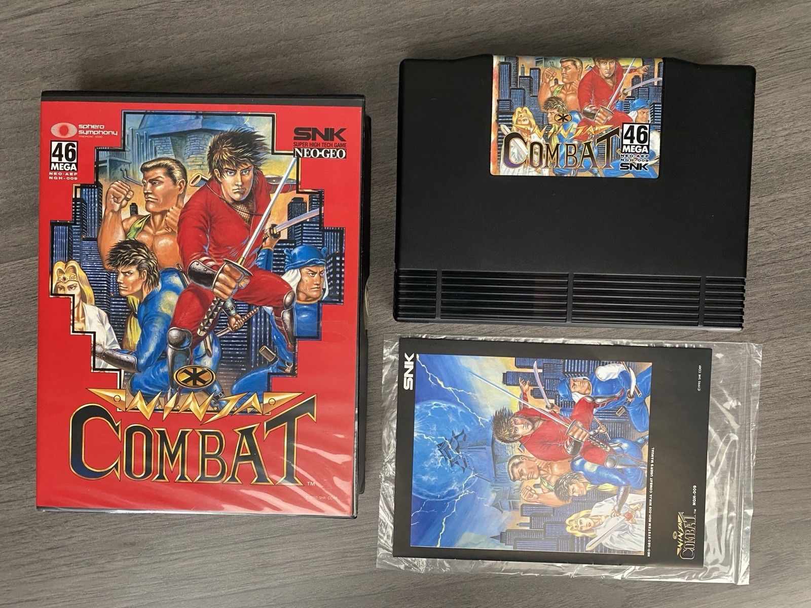 Ninja Combat SNK NEO GEO AES US/EURO EXCELLENT