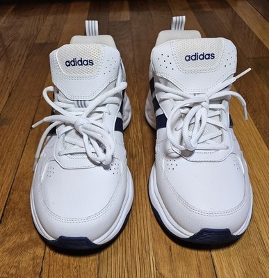 Adidas Strutter EG5142 Men's Sneakers White/Blue Size 9 NWOB
