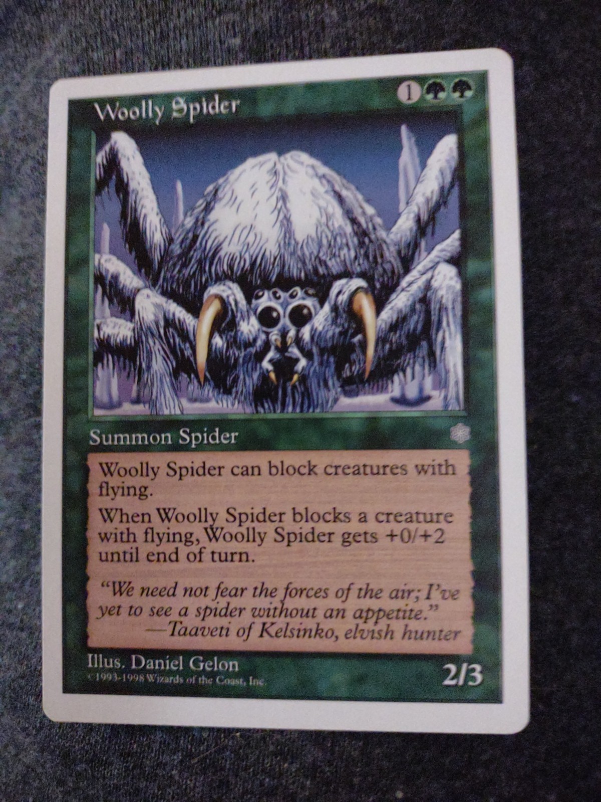 Magic The Gathering Anthologies Woolly Spider MTG TCG CCG NM+