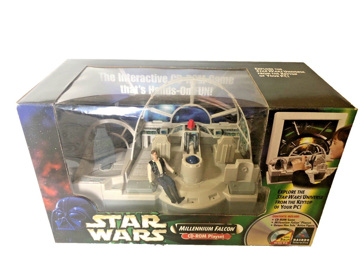 Star Wars Millennium Falcon CD-ROM Playset (PC, 1998) for sale