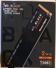WD_BLACK SN850X 2TB NVMe M.2 2280 PCIe Gen4 SSD 7300MB/s WDS200T2X0E-00BCA0