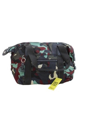 Kipling Herren Tasche Multi Animal Print 100% Nylon Sporttasche