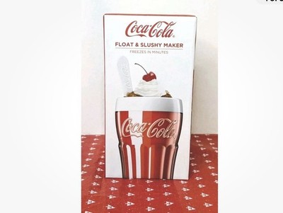 Coca-Cola Retro Float & Slushy Maker Make & Serve Cup/Freezer Core NIB