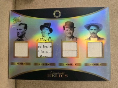 Jesse James, Billy The kid, Butch Cassidy, John Hardin #191 2024 Pieces of Past