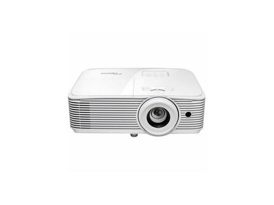 Optoma EH401 Bright Compact 4000 lumens 1080p Full HD 3D DLP Projector, White