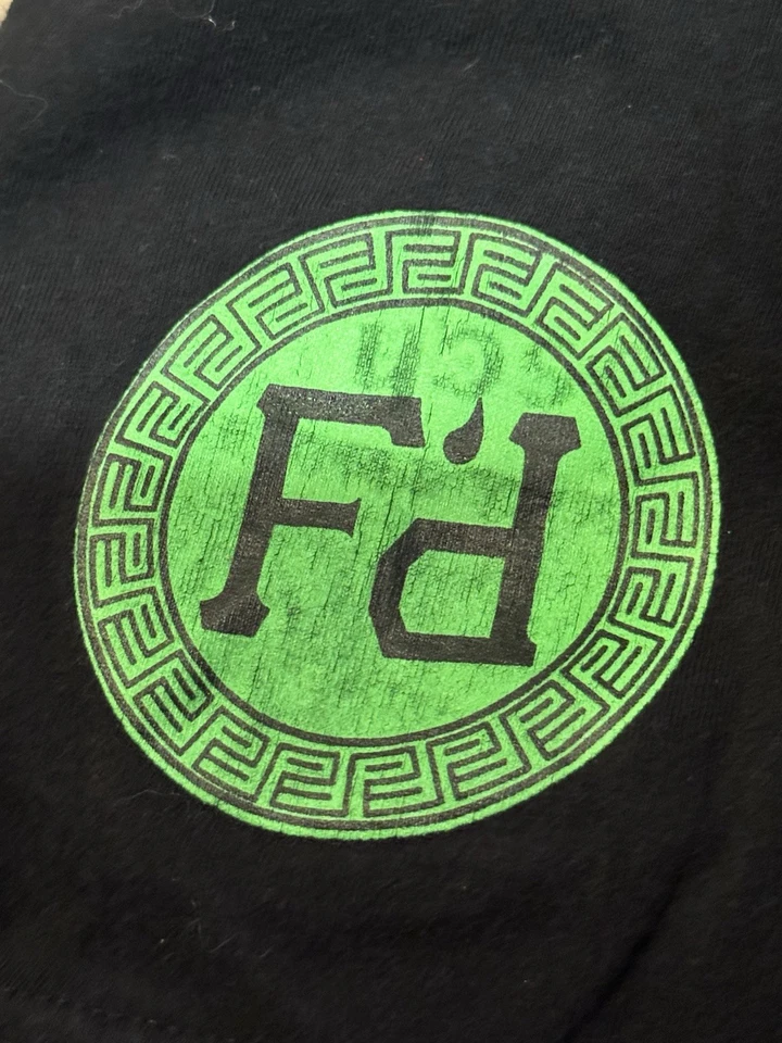 Filthy Dripped 45 Jersey T-Shirt Men’s 2XL Black Mesh Stripe Streetwear Graphic - Image 4 of 4