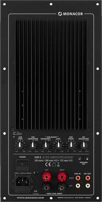 Monacor SAM-2 200W Aktiv-Subwoofer-Modul (32.0670)