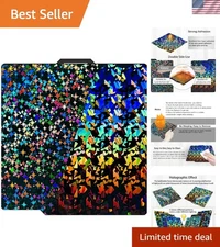 257x257mm Upgrade Build Plate for 3D Printer Flat Flexible Steel Sheet Galaxy...