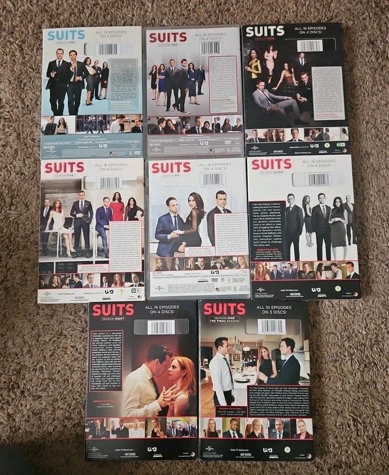 Suits TV Series/ Seasons 1,2,4,5,6,7,8 DVD excellent condition (pre-owned) - Image 2 of 3