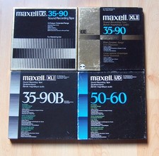 4x MAXELL 35-90 und andere Tonbänder