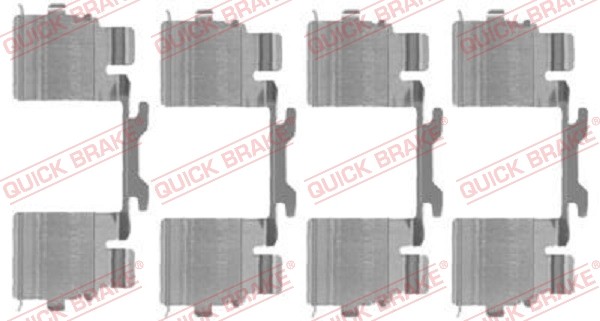ACCESSORY KIT DISC BRAKE PAD 109-1725 FOR PEUGEOT MANAGER/Platform/Chassis/Van - Image 4