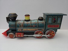 Vintage 1960s Western Special Locomotive Tin Train Modern Toys Japan PARTS ONLY
