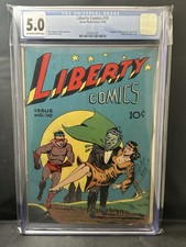 Cover of Liberty Comics #10