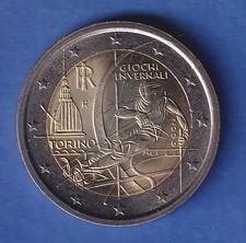 Italy 2006 2 Euro Commemorative Coin Olympic Winter Games Turin Uncirculated uncirculated. 